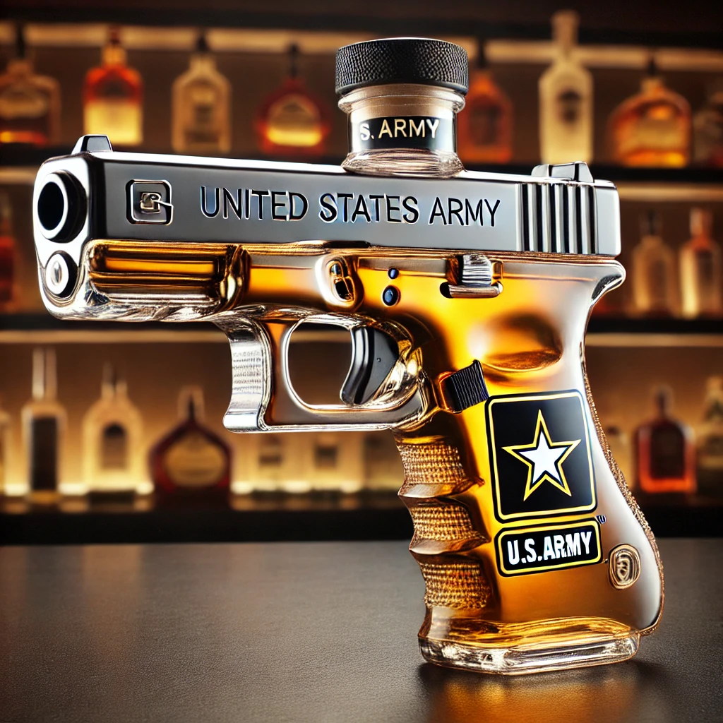 Soldier Glock 19  bottle