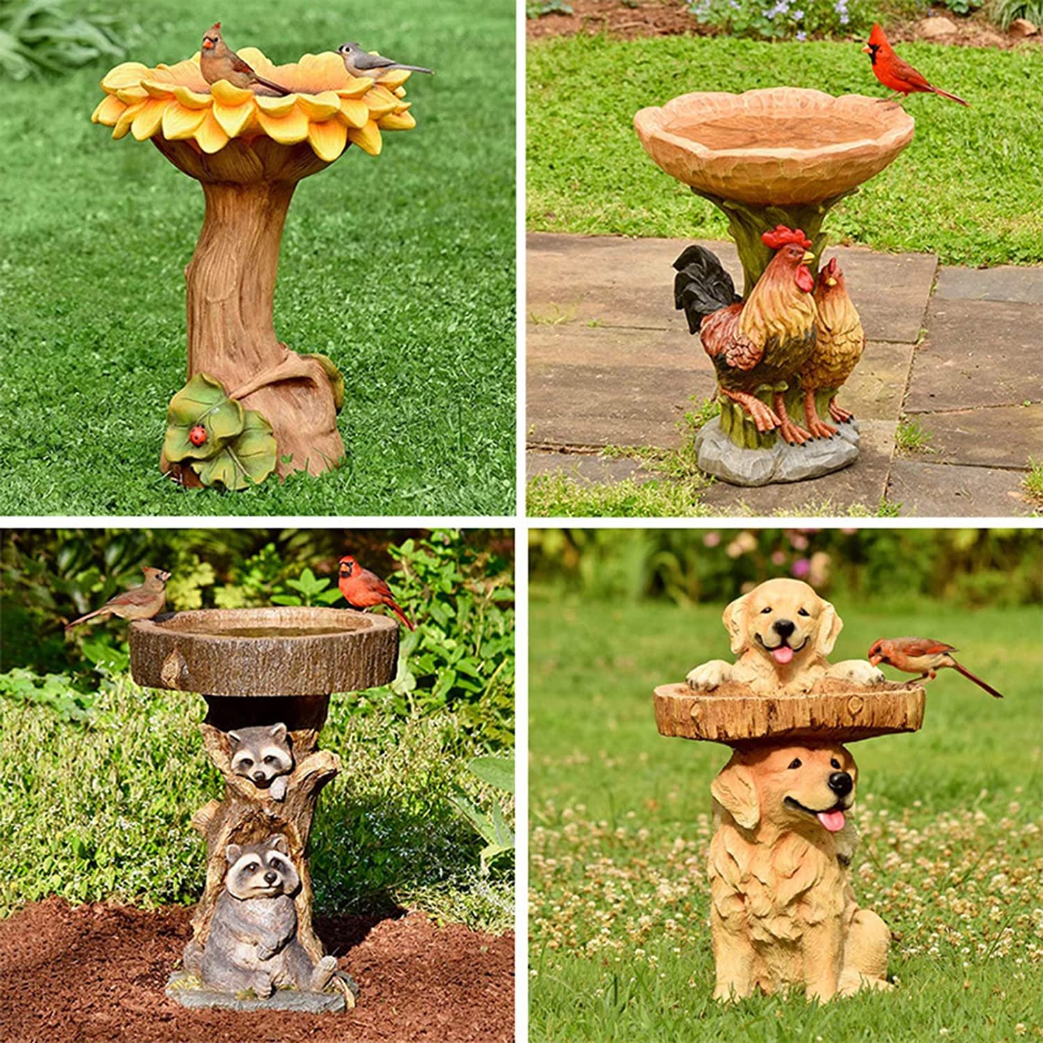 Sculpture Bird Feeders