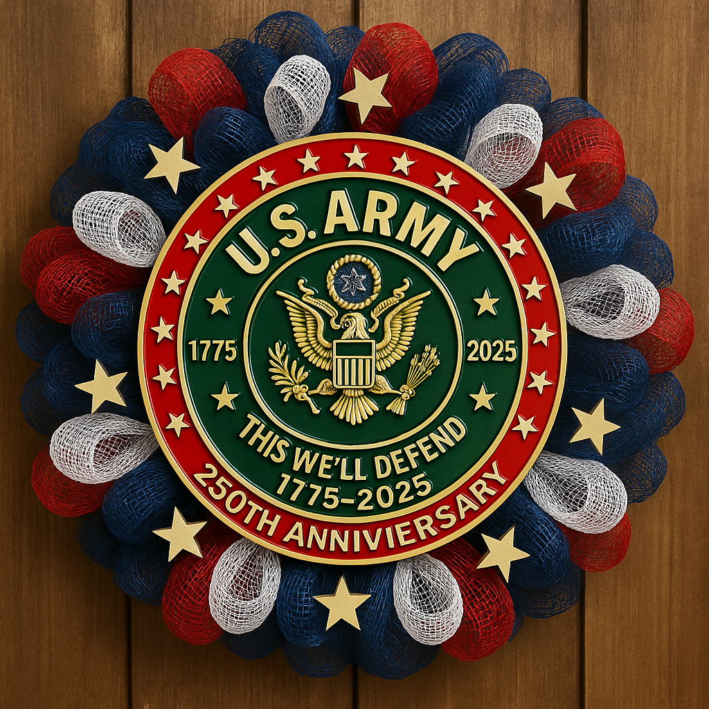 250th Anniversary Military Memorial Wreath