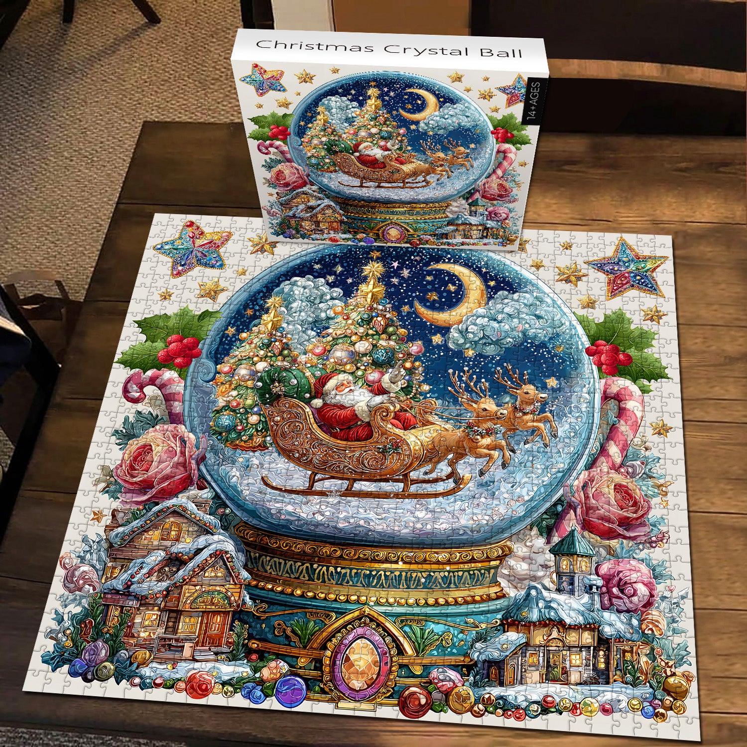 Christmas Crystal Ball Jigsaw Puzzles