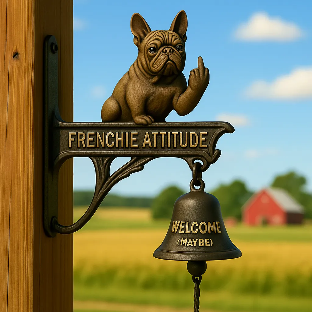 🤣Frenchie Attitude Doorbell