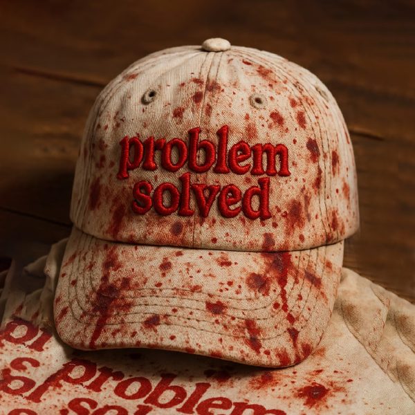 Unisex Casual Dark Blood Stain Hat