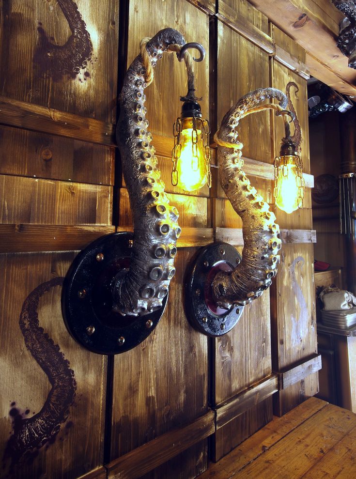 🐙🔮Handmade Magic Touch Octopus Tentacle Lamp