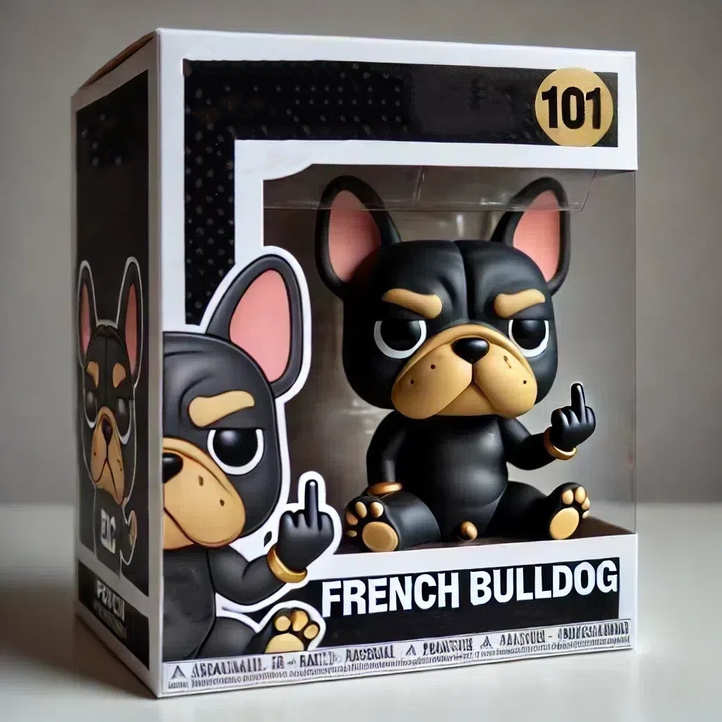 POP！Funny Bulldog Doll