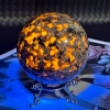 100% Handmade Natural Yooperlite Fire Ball - Buy 2 Free Shipping