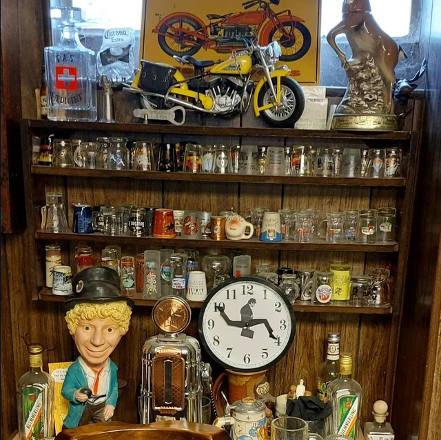 Monty Python inspired Silly Walk Wall Clock