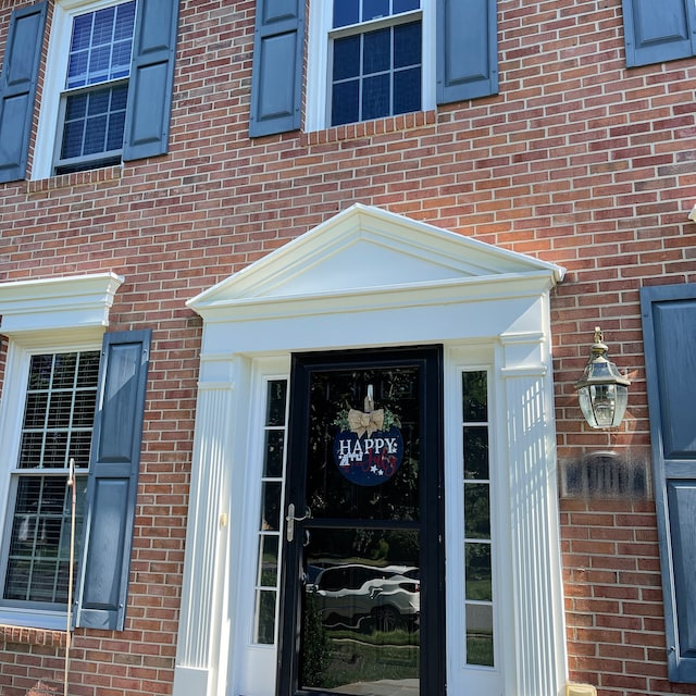 Fourth of July Front Door Wreath Decor