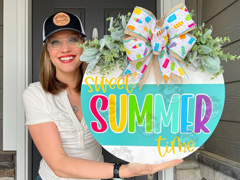 Hello Summer Front Door Decor