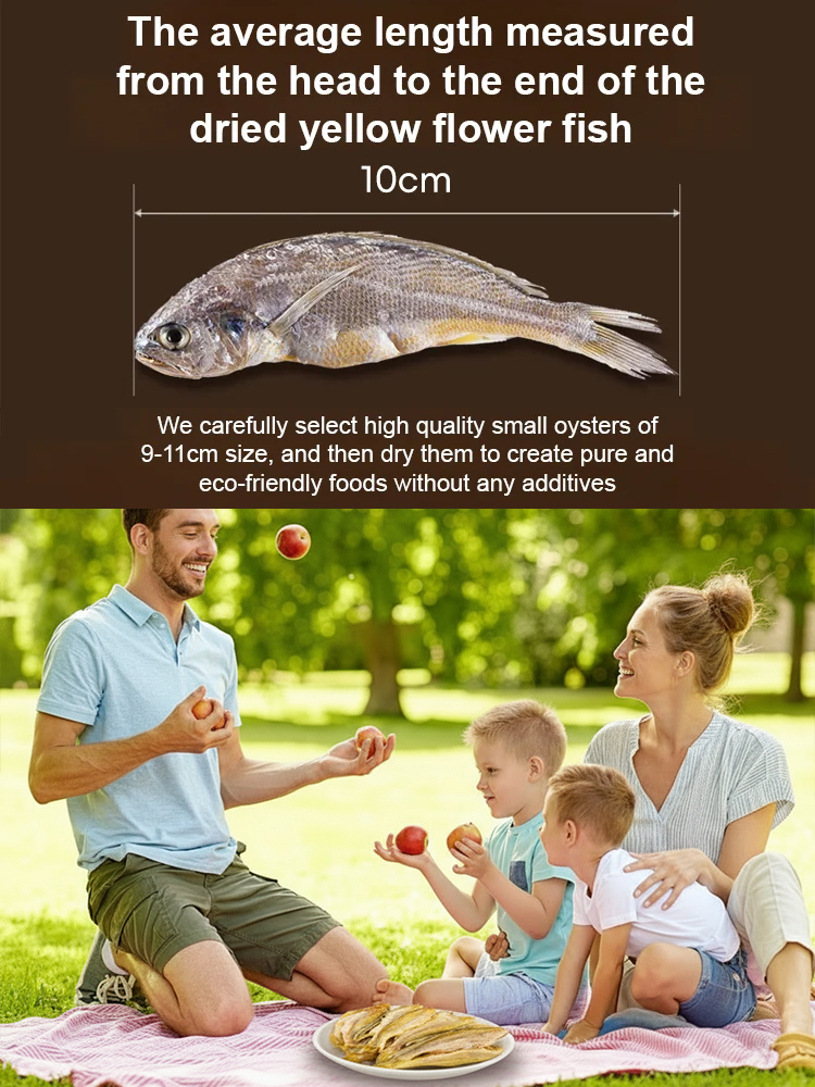 [200-Count/Box] Crispy Fried Yellow Croaker, Ready-to-Eat Dried Fish❤ Non-Fried, Low-Calorie