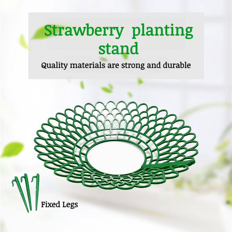 Easy to assemble strawberry rack tray for patio use