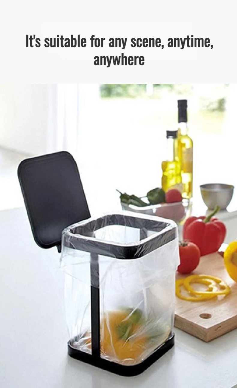 Minimalist Japanese style table garbage bin
