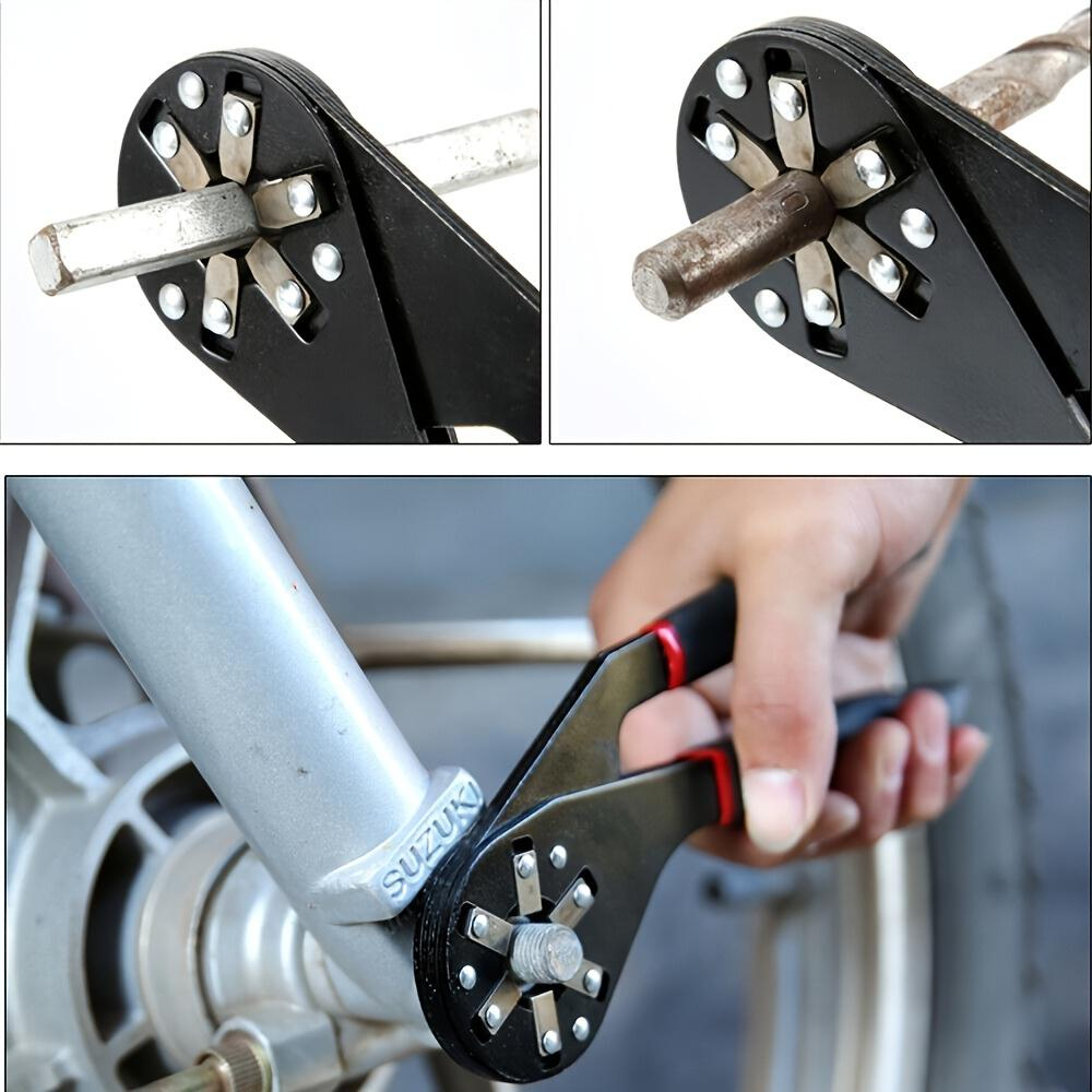 1pc 6"/ 8" External Hex Wrench, Torque Adjustable Wrench, Opening Repair Removal Tool, Magic Wrench,