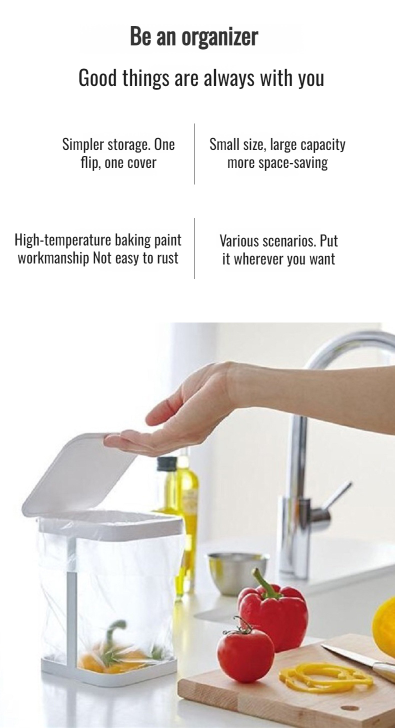 Small fresh mini trash can for living room desk