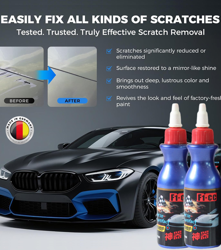 【🚗Automotive Paint Repair Cream】🌟Repair all kinds of car scratches in 10 seconds and save tens of thousands of dollars in repair costs every year!