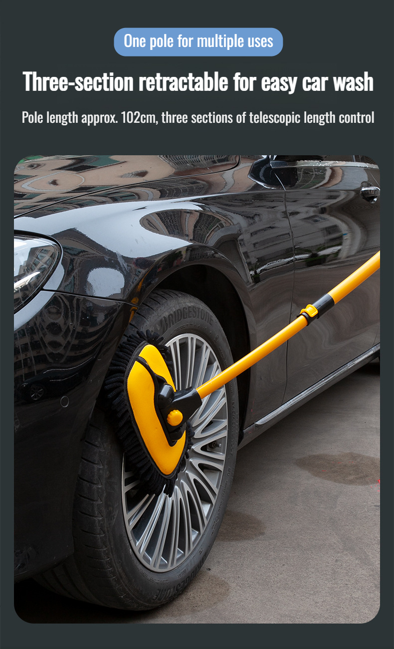 High quality chenille mop head for scratch-free car washing