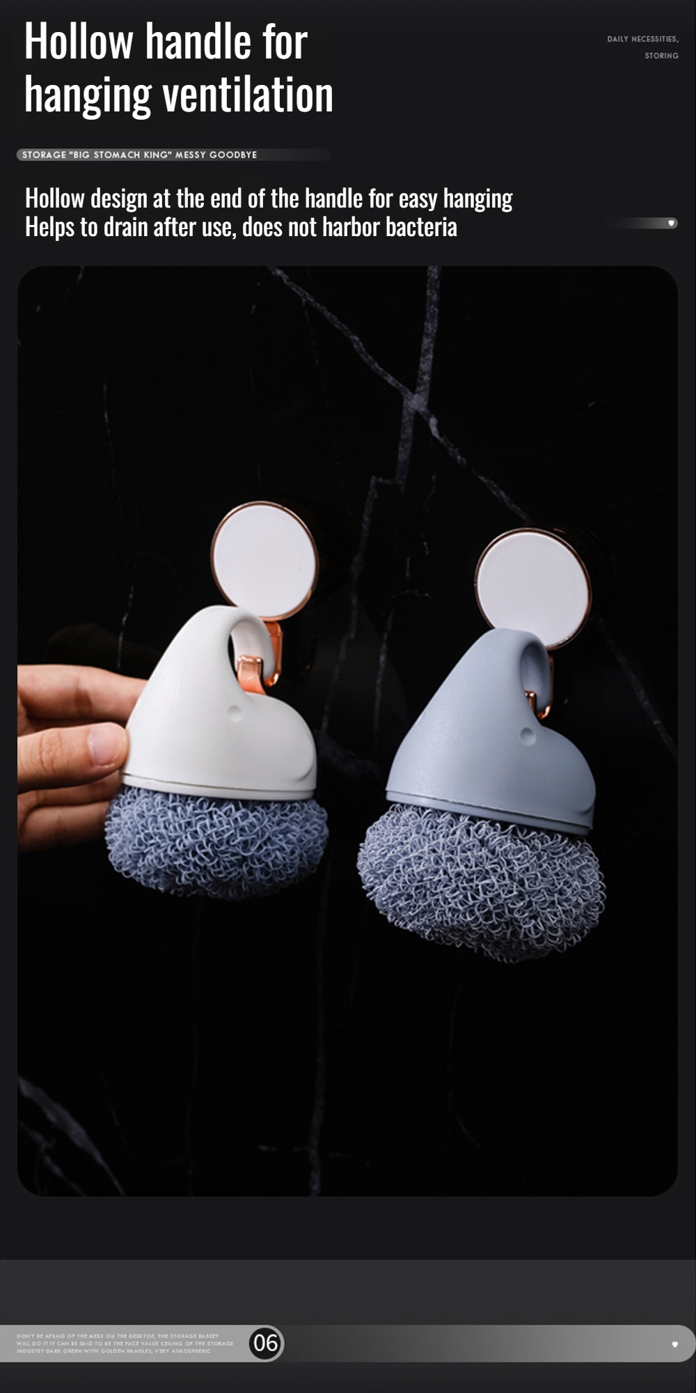 Chihuahua kitchen brush scrubbing plates