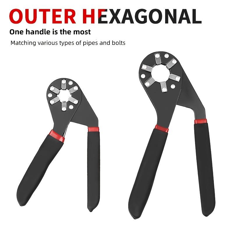 Heavy-duty magic wrench for opening and removal