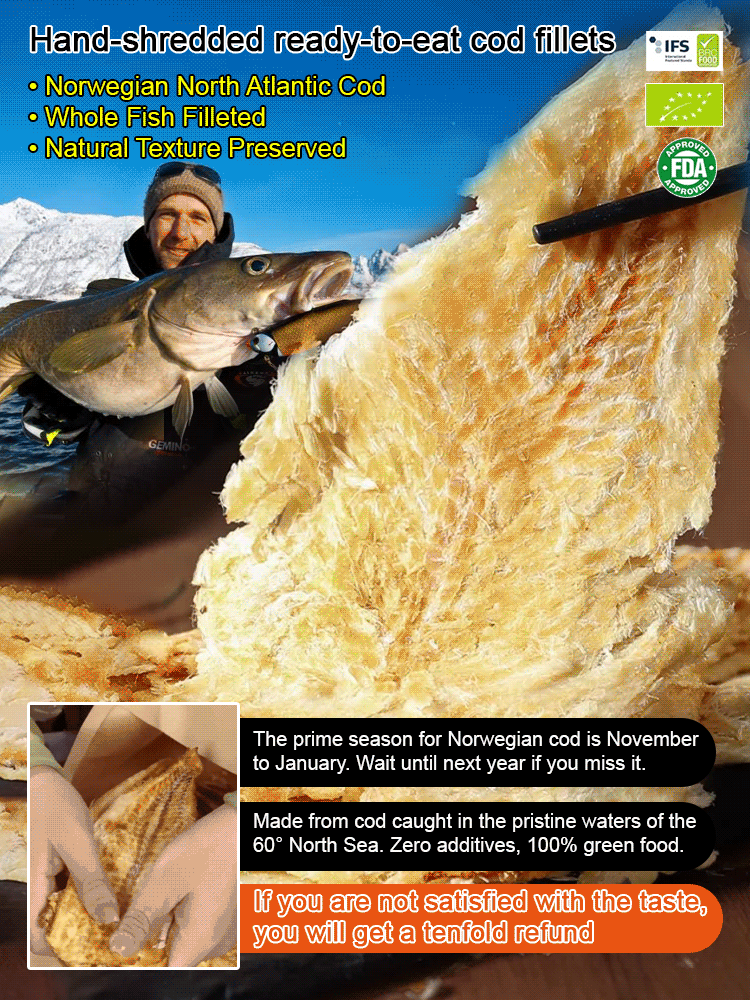 [Final Hour!]  Alaska Crispy Cod Fillets❤ Non-Fried, Low-Calorie