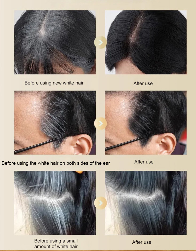 【Waterproof and sweat-proof hair dye stick】🌟Easily and quickly cover gray hair in just 1 second. If you are not satisfied with the results, we offer a full refund!🌟