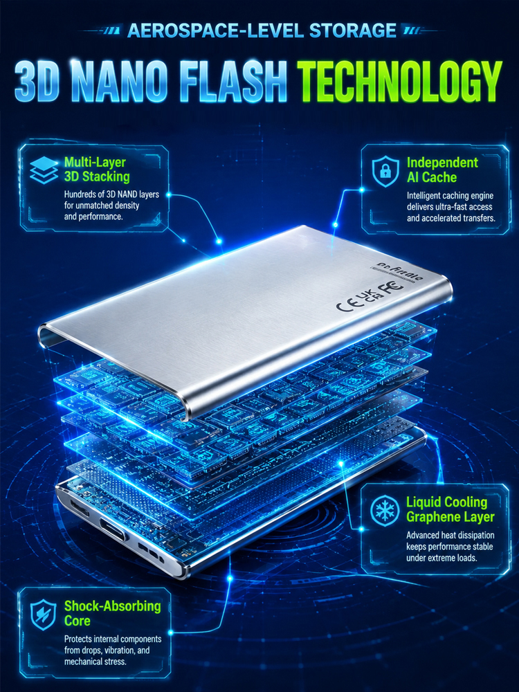 ⚡️ Holds 5,000 movies & transfers three 4K movies in 1 second! Get this German pro SSD for the price of a beer! 🏆   