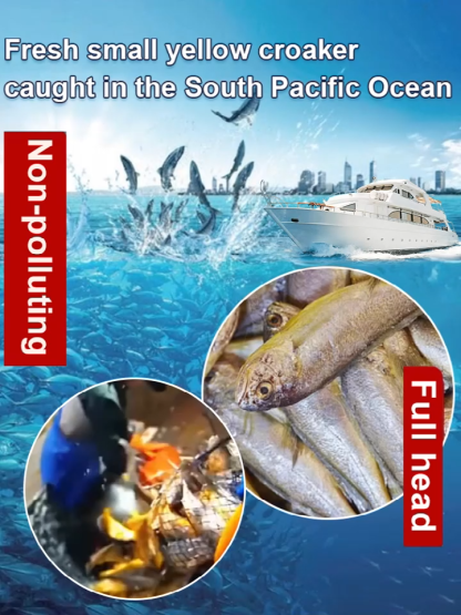 [400-Count/Box] Crispy Fried Yellow Croaker, Ready-to-Eat Dried Fish❤ Non-Fried, Low-Calorie