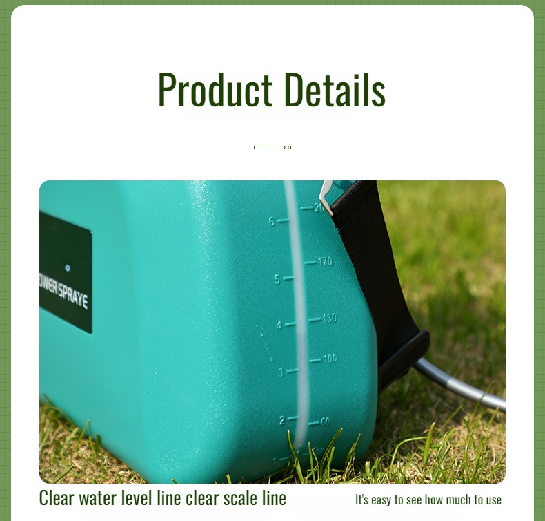 Easy to use electric garden sprayer