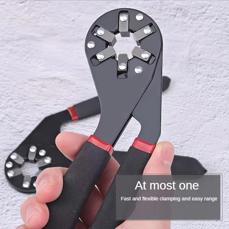 1pc 6"/ 8" External Hex Wrench, Torque Adjustable Wrench, Opening Repair Removal Tool, Magic Wrench,
