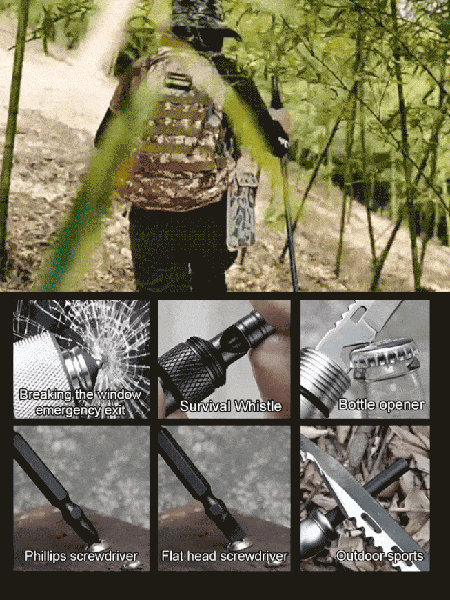 【✨Germany's top outdoor brand's best-selling 7-in-1 ultimate survival tool】50% off anniversary sale, limited to 99 items!💥
