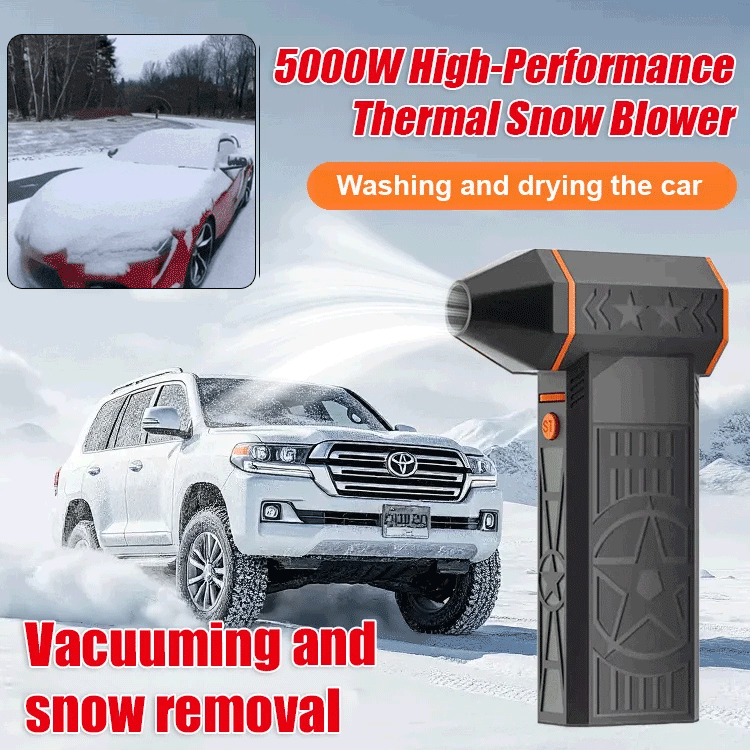 [10-Second Snow Clearing!] 130k RPM Thermal Snow Blower - NASA Tech Meets German Engineering! ❄️🚀