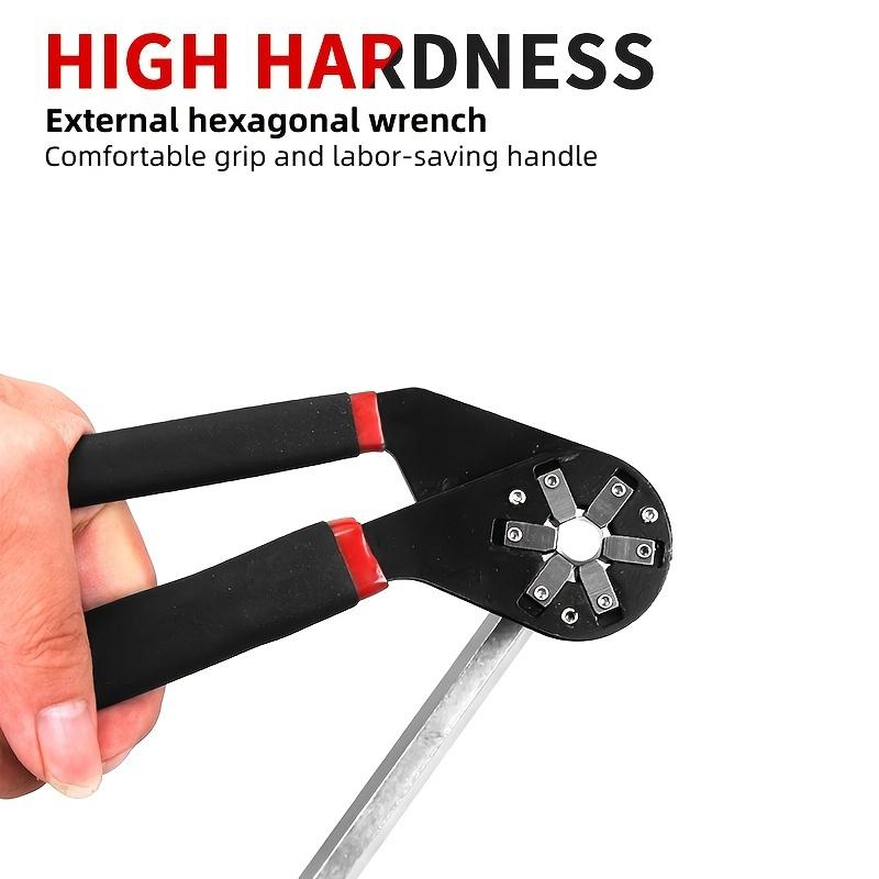 External hex wrench for automotive repairs