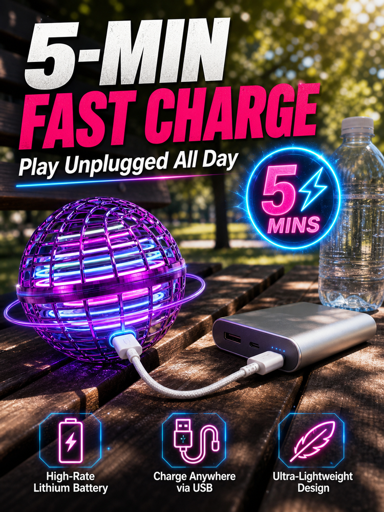 🛸 Magic Flying Ball | Auto Return | Easy to Play | Kid Safe 🛸