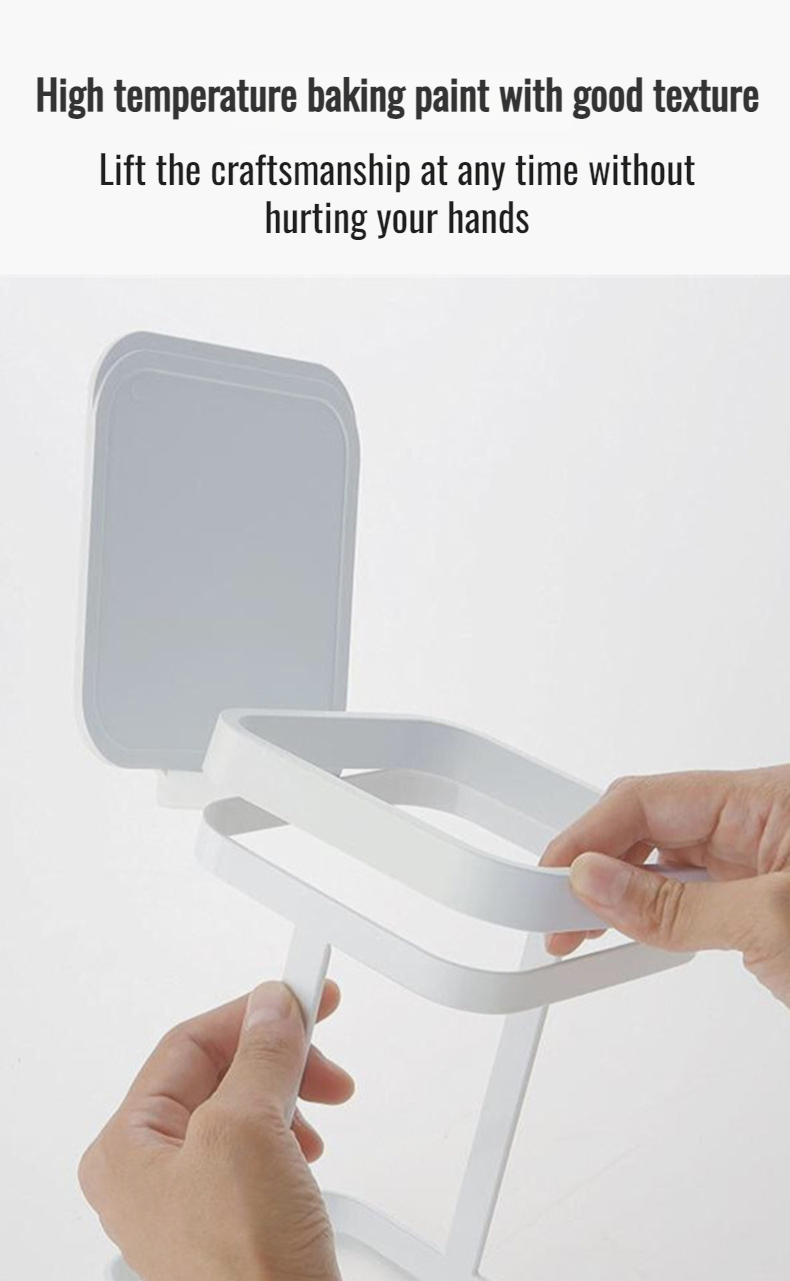 Stylish mini trash can for kitchen countertop