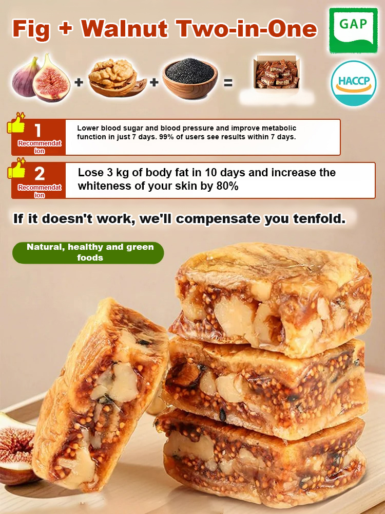 Turkish Figs + American Shelled Walnuts Black Sesame & Cranberry Fig Tart ❤️ Healthy Snack · Dried Fruit · Individually Wrapped