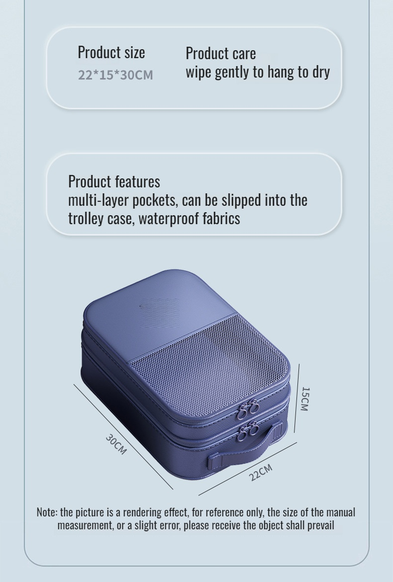 Protective slipper storage bag for travel
