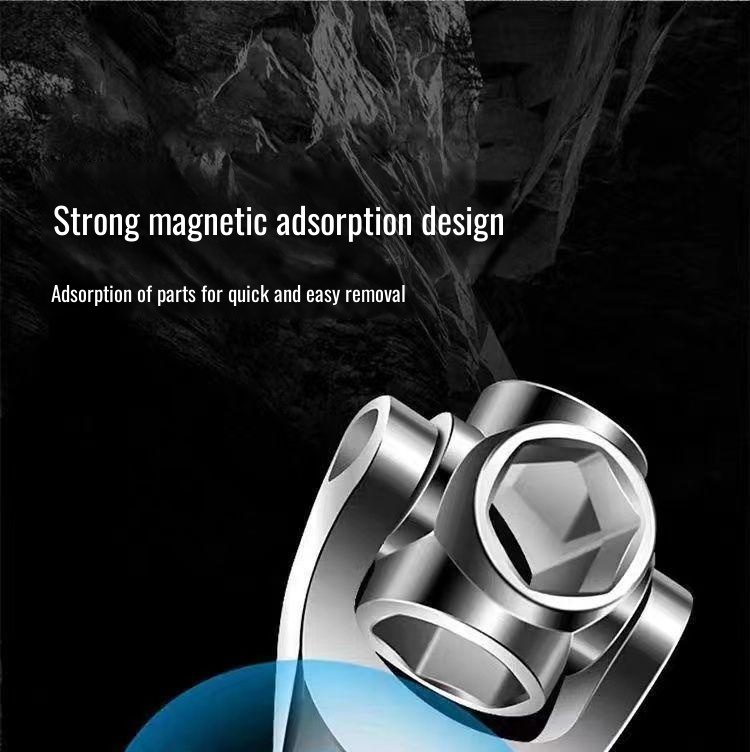 Versatile 52-in-1 wrench for mechanics and DIYers