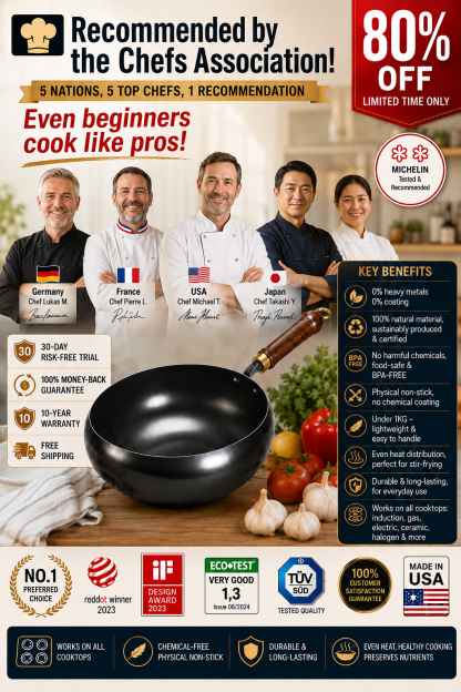 [Uncoated healthy pot] Traditional Forged Big-Belly Pot