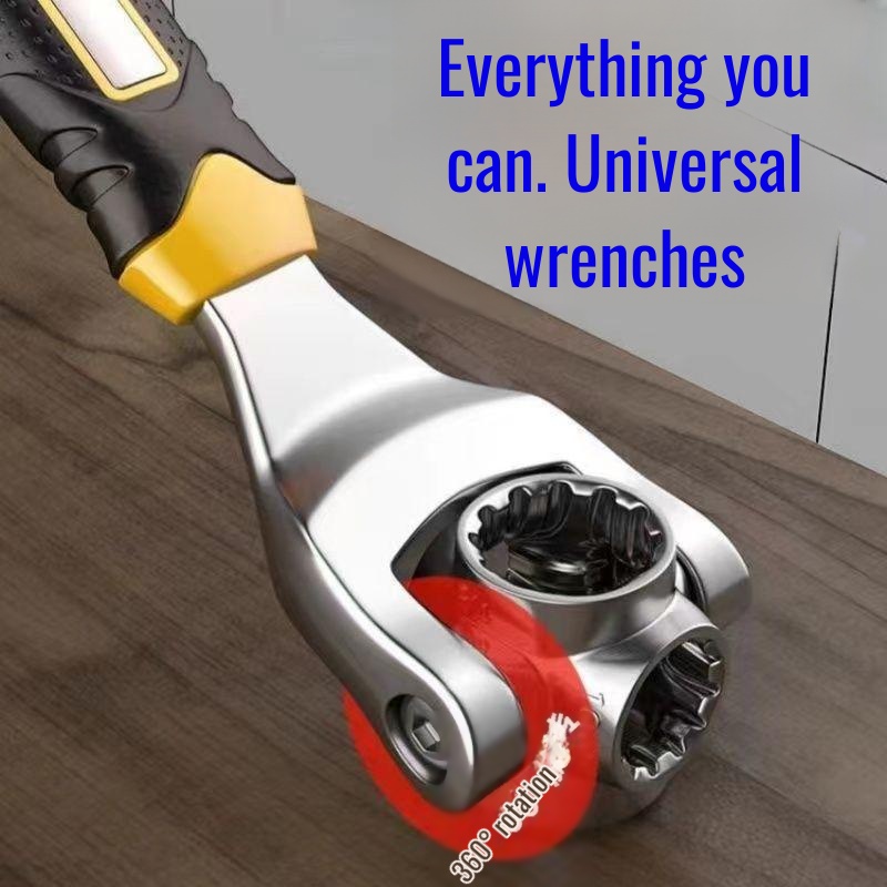 German 52-in-1 socket wrench tool with multi-head design