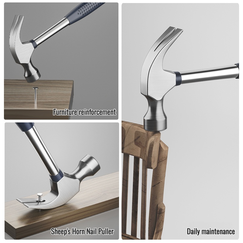 Household Round Head Hammer With AntiSkid Handle