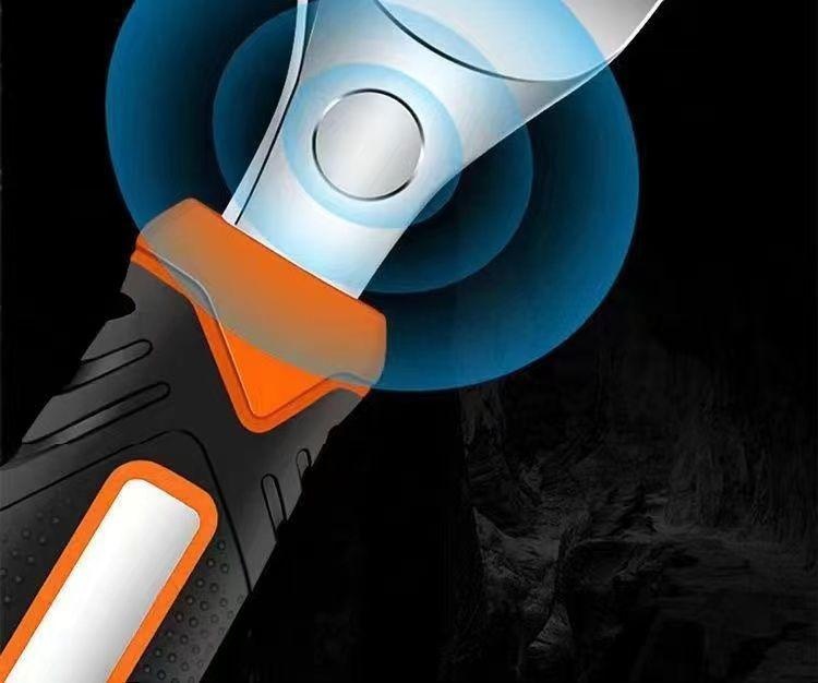 Easy-to-use dog bone wrench with ergonomic handle