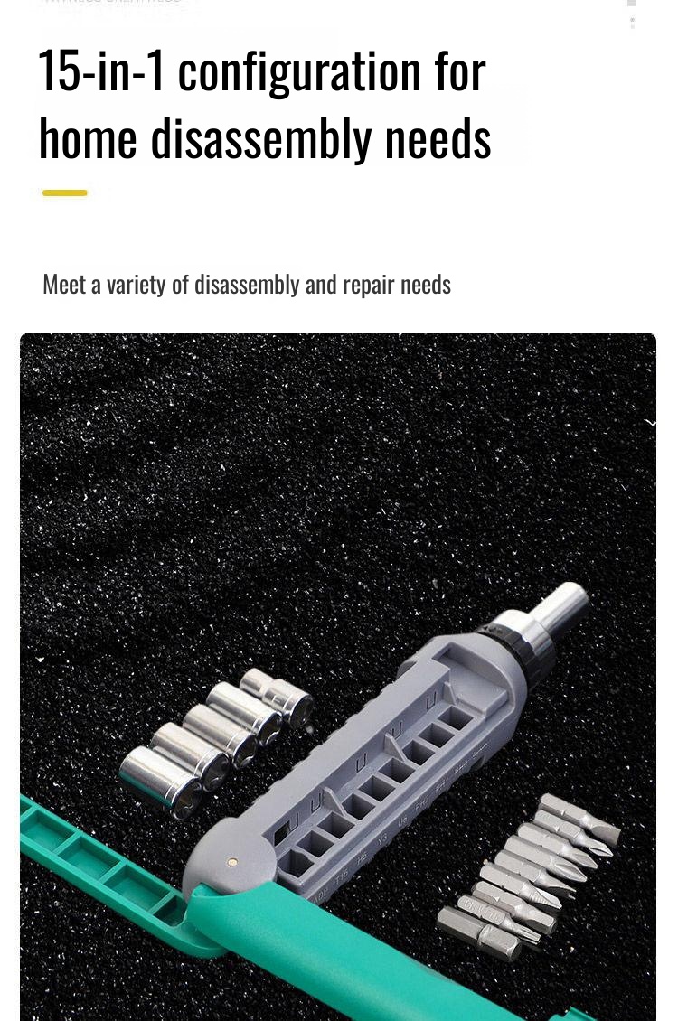 compact and portable ratchet screwdriver kit