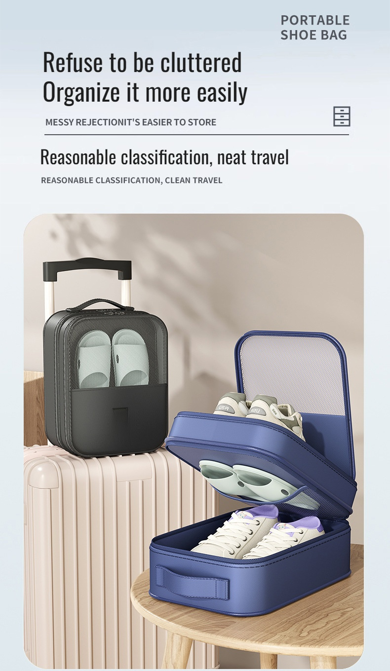 Travel slipper dust cover set box