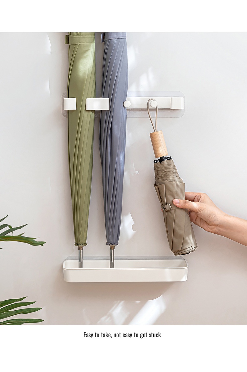 Easy installation of wall umbrella holder