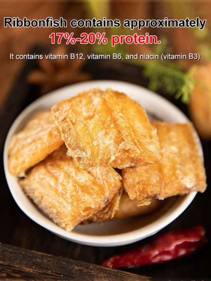 [140-Count/Box]Ready-to-eat savory crispy fried hairtail snacks ❤ Non-fried, low-calorie