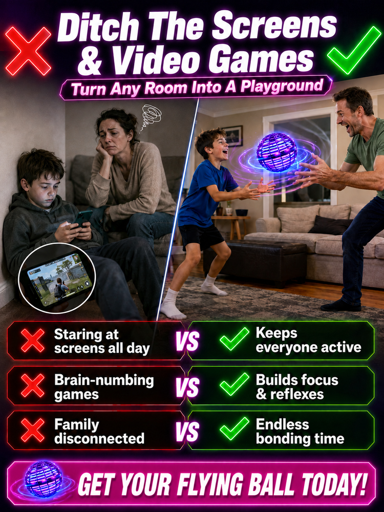 🛸 Magic Flying Ball | Auto Return | Easy to Play | Kid Safe 🛸
