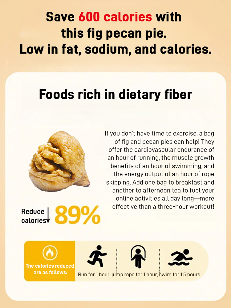 【Certified Organic】Fig and Walnut Sandwich Pie🍰Developed by the Food Science Department of a well-known university