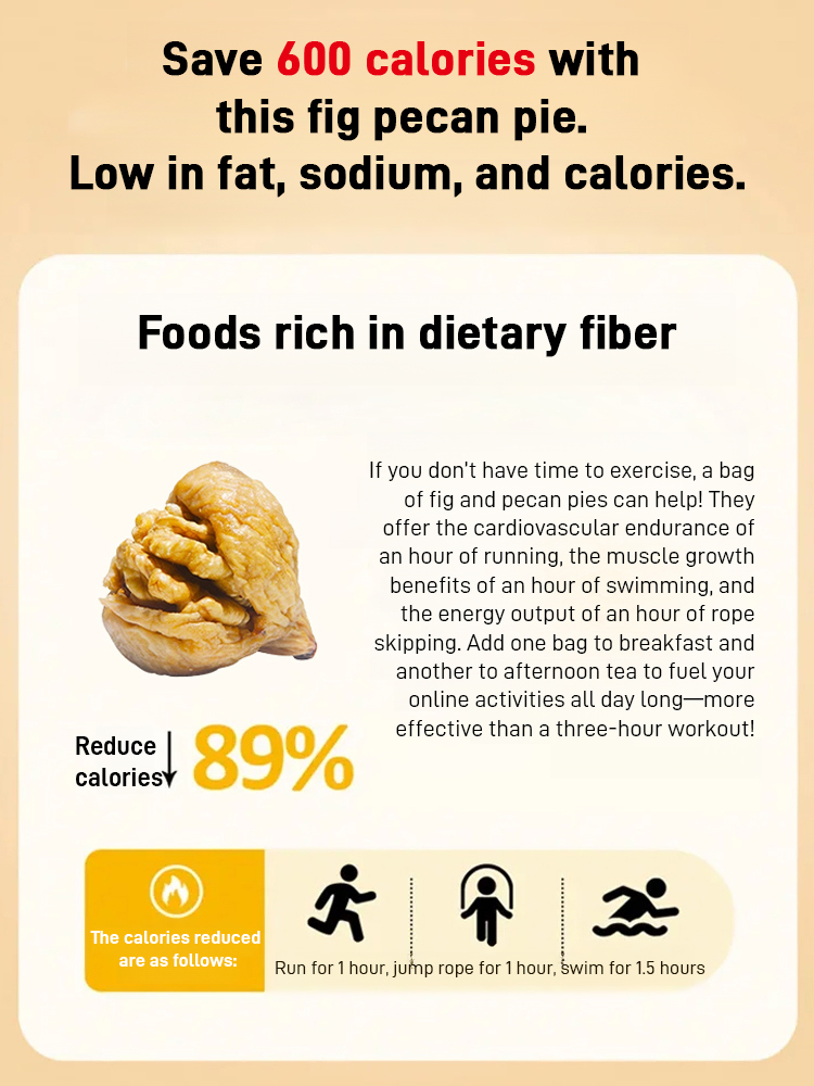 【Certified Organic】Fig and Walnut Sandwich Pie🍰Developed by the Food Science Department of a well-known university