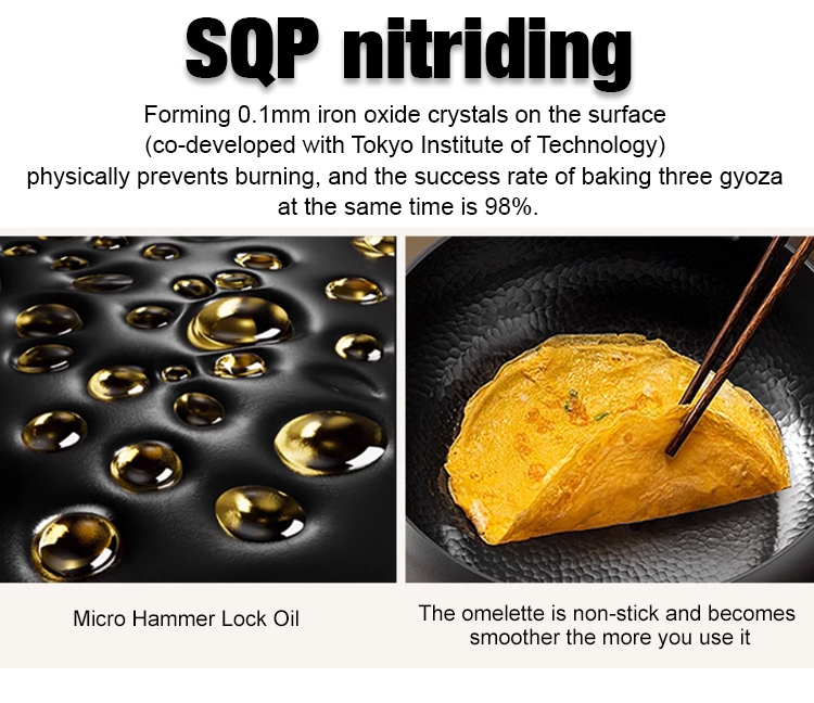 【Stick and Get 10x Compensation】Handcrafted Cast Iron Skillet ❤️ Ultra-Lightweight Design/Rust-Proof/Pre-Seasoned Before Shipping