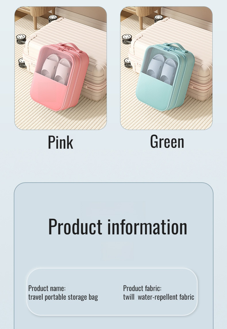 Slipper storage box set for easy packing