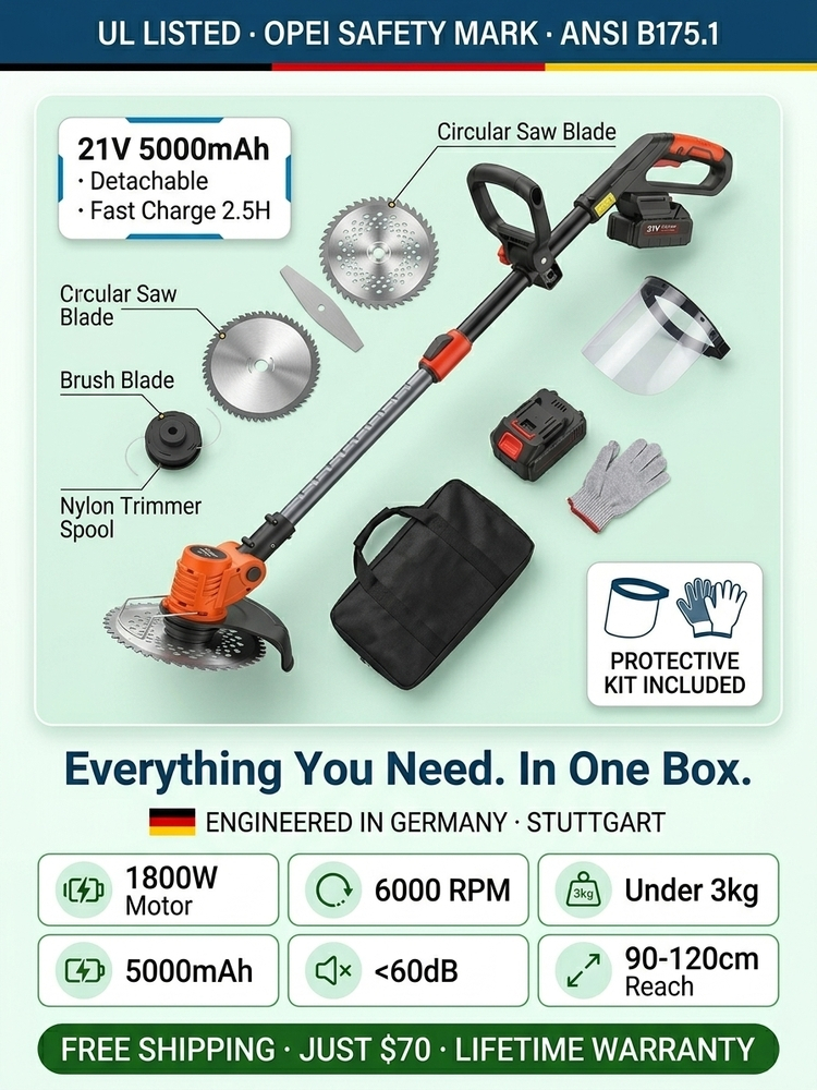 🚀5X Faster Yard Care!🔥 2026 Space-Grade Folding Electric Mower — Clear 1,000 Sq. Ft. in 3 Mins! Ultra-Quiet, Zero Back Pain & No Monthly Maintenance