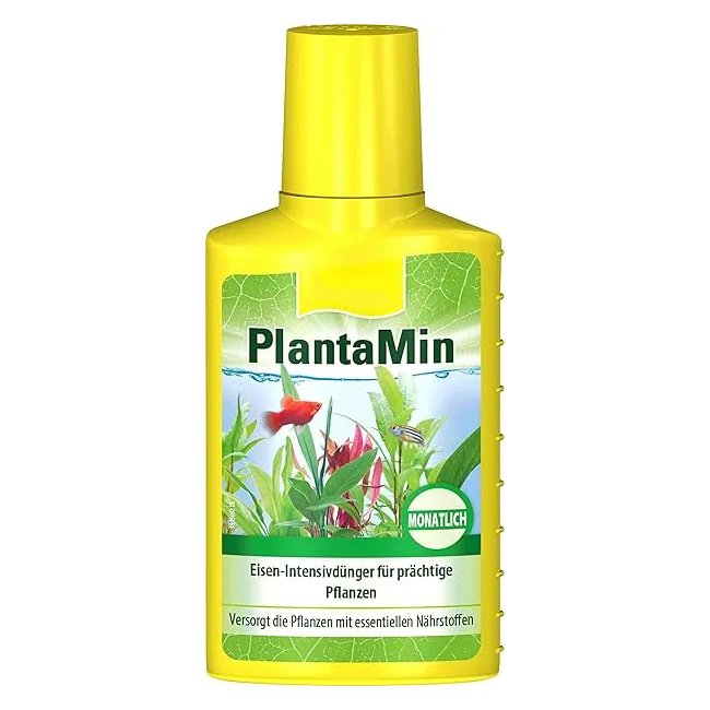 PlantaMin Universaldünger - flüssiger Eisen-Intensivdünger für prächtige und gesunde Wasserpflanzen im Aquarium, monatliche Anwendung, 100 ml